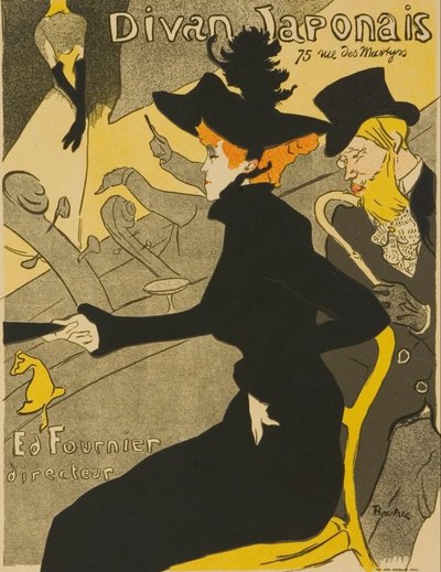 Den japanske sofaen av Henri de Toulouse-Lautrec