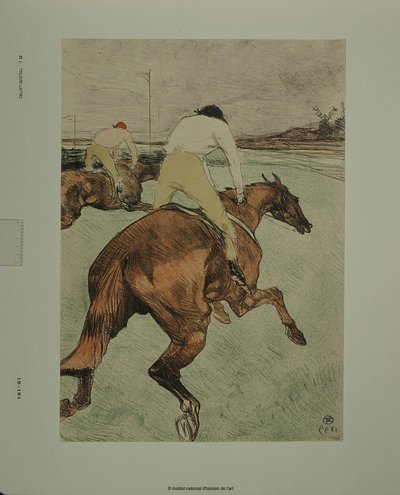 Jockeyen [prøvetrykk b] av Henri de Toulouse-Lautrec
