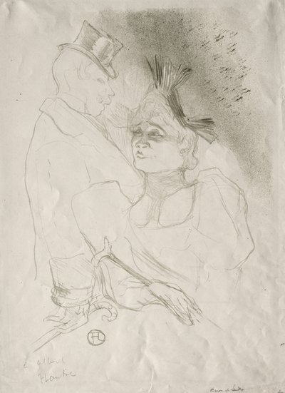 Långiver og Baron av Henri de Toulouse-Lautrec