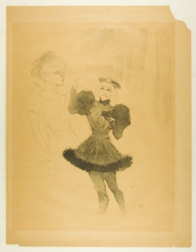 Lender og Lavallière, i Aretinos sønn av Henri de Toulouse-Lautrec