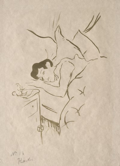 De gamle historiene: Din munn av Henri de Toulouse-Lautrec