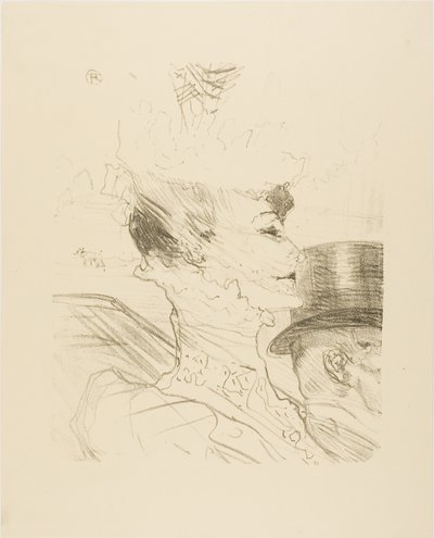 Louise Balthy, fra Treize Lithographies av Henri de Toulouse-Lautrec