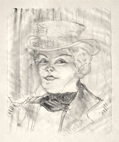 Madame Rejane av Henri de Toulouse-Lautrec