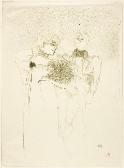 Mademoiselle Lender, i Madam Satan av Henri de Toulouse-Lautrec