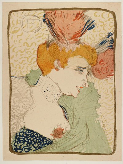 Frøken Marcelle Lender, Bust av Henri de Toulouse-Lautrec