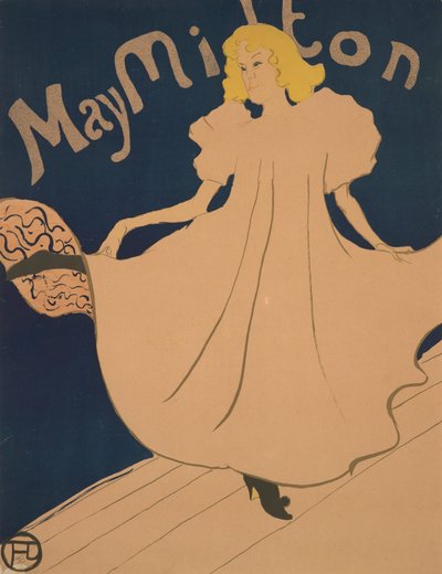 May Milton av Henri de Toulouse-Lautrec