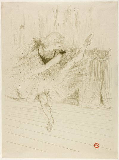 Miss Ida Heath, engelsk danser av Henri de Toulouse-Lautrec