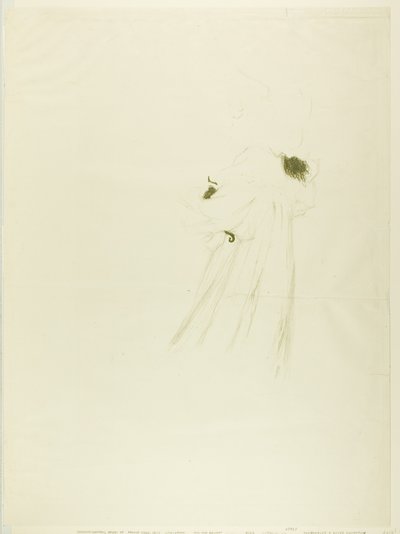 Miss May Belfort (stor tallerken) av Henri de Toulouse-Lautrec