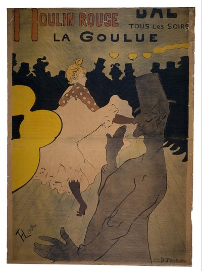 Moulin Rouge, 1891 av Henri de Toulouse-Lautrec