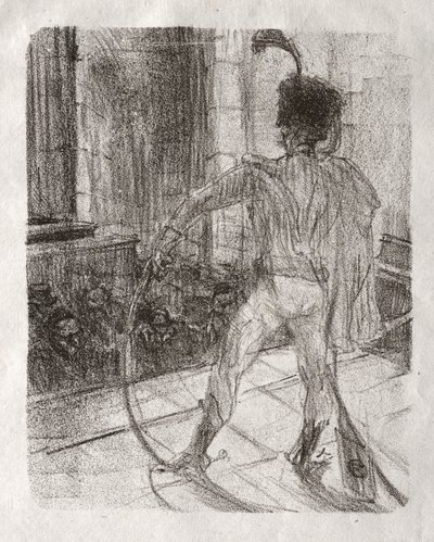 Ved foten av Sinai: Schlomé Fuss ved synagogen av Henri de Toulouse-Lautrec
