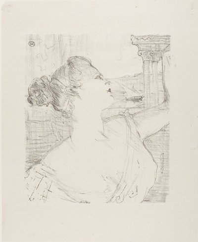 Sybil Sanderson, fra Tretten litografier av Henri de Toulouse-Lautrec