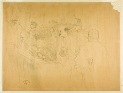 The Arton Trial (tredje plate) av Henri de Toulouse-Lautrec