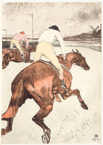 Der Jockey von Henri de Toulouse Lautrec