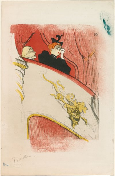 Logen med den forgylte masken av Henri de Toulouse-Lautrec