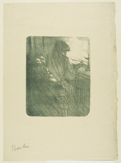The Old Flirts, fra Melodier av Désiré Dihau av Henri de Toulouse-Lautrec
