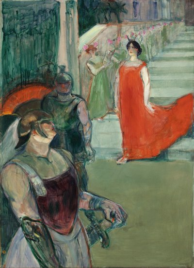 Operaen «Messalina» i Bordeaux av Henri de Toulouse-Lautrec