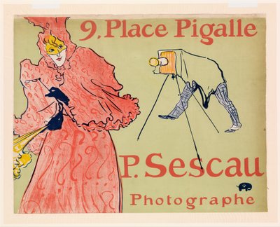 Fotografen Sescau av Henri de Toulouse-Lautrec