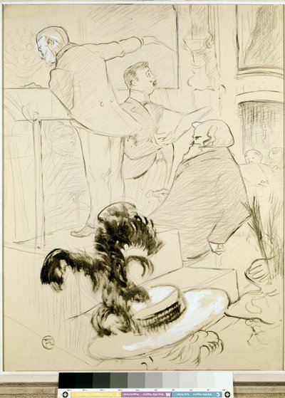 Die großen Konzerte der Oper: Ambroise Thomas beobachtete eine Probe von Francesca da Rimini, ca. 1896 von Henri de Toulouse Lautrec