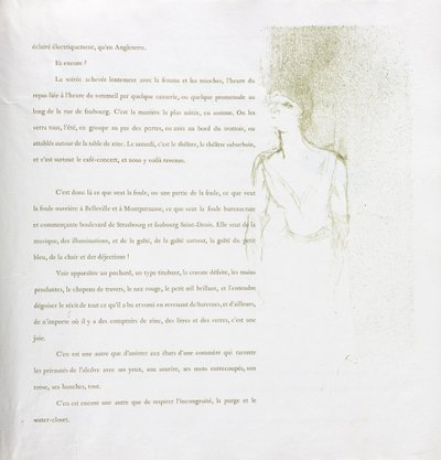 Yvette Guilbert-French Series: nr. 9 av Henri de Toulouse-Lautrec