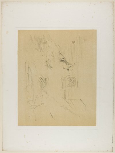 Yvette Guilbert—Soularde, fra Yvette Guilbert av Henri de Toulouse-Lautrec