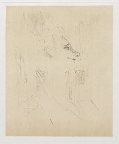 Yvette Guilbert beruset av Henri de Toulouse-Lautrec