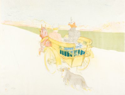 En kjøretur på landet av Henri de Toulouse Lautrec