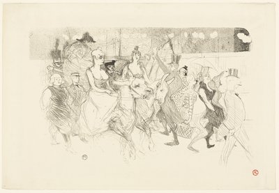 Ein Galaabend im Moulin Rouge von Henri de Toulouse-Lautrec