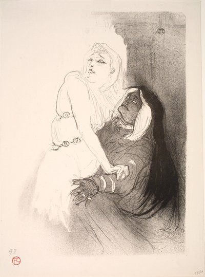 Under renessansen, Sarah Bernhardt i Phèdre av Henri de Toulouse-Lautrec