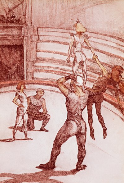 Akrobaten von Henri de Toulouse Lautrec