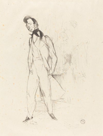 Adolphe eller den triste unge mannen av Henri de Toulouse Lautrec