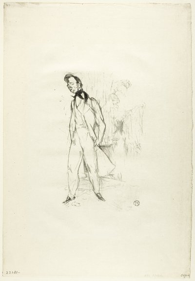 Adolphe oder Der traurige junge Mann von Henri de Toulouse-Lautrec