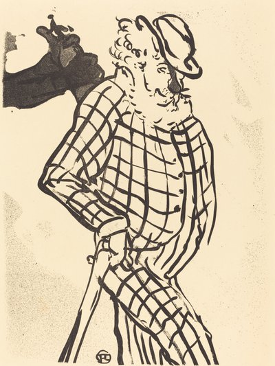 Amerikanischer Sänger Chanteur américain, 1893 von Henri de Toulouse Lautrec