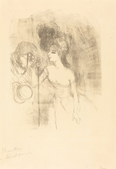 Anna Held og Baldy (Anna Held et Baldy) av Henri de Toulouse Lautrec
