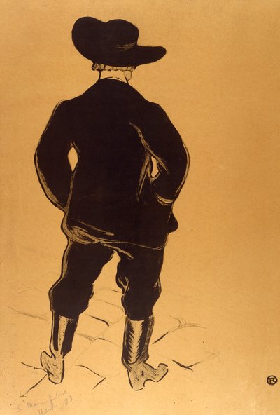 Aristide Bruant im Mirliton von Henri de Toulouse Lautrec