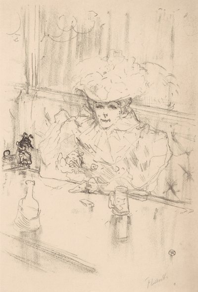 På Brasserie Hanneton, 1898., 1898. av Henri de Toulouse Lautrec