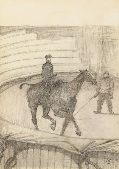 Im Zirkus: Probe, 1899 von Henri de Toulouse Lautrec