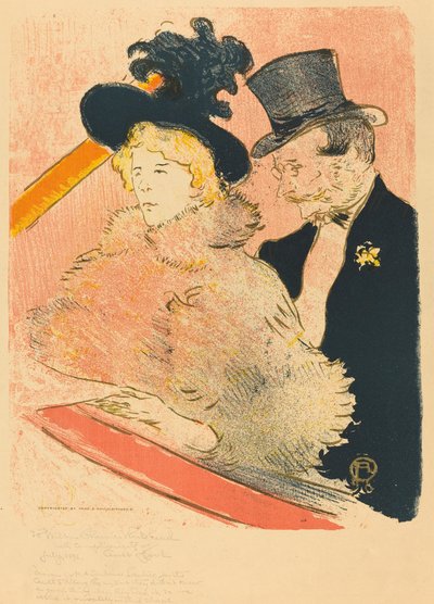 På konserten (Au-konsert) av Henri de Toulouse Lautrec