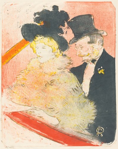 På konserten (Au-konsert) av Henri de Toulouse Lautrec