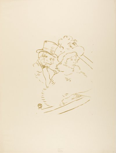 Beim Konzert von Henri de Toulouse-Lautrec