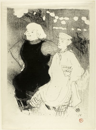 Ved Moulin Rouge: Den fransk-russiske alliansen av Henri de Toulouse-Lautrec