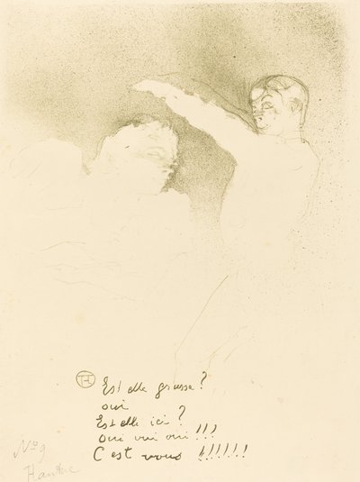 Im Varieté: Mlle. Lender und Brasseur (Aux variétés: Mlle. Lender et Brasseur) von Henri de Toulouse Lautrec