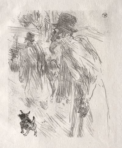 Ved foten av Sinai: De polske jødene, Carlsbad, 1898. av Henri de Toulouse Lautrec
