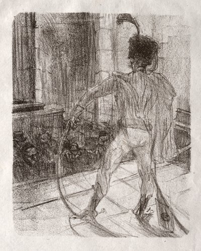Ved foten av Sinai: Schlomé Fuss ved synagogen av Henri de Toulouse-Lautrec