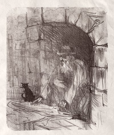 At the Foot of Sinai: A Back Shop in Krakow av Henri de Toulouse-Lautrec