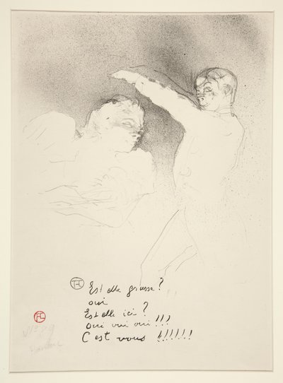 På variantene: Miss Lender og Brasseur av Henri de Toulouse-Lautrec