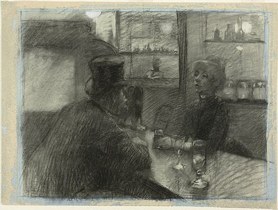 Bar på kaféen i rue de Rome av Henri de Toulouse Lautrec