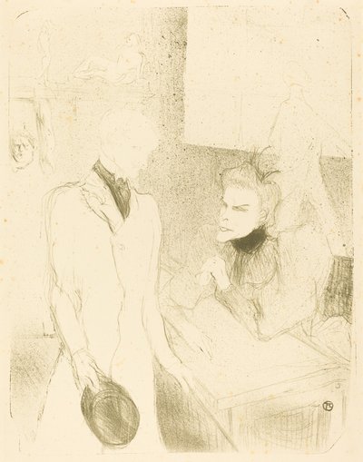 Brandes og Le Bargy i Cabotins Brandès og Les Bargy i Cabotins, 1894. av Henri de Toulouse Lautrec