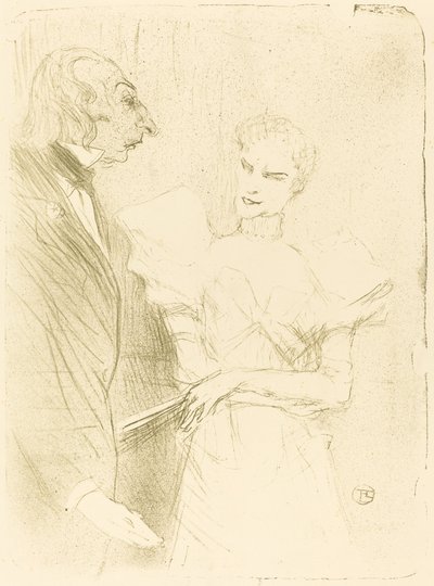 Brandes og Leloir i Cabotins Brandès og Leloir i Cabotins, 1894. av Henri de Toulouse Lautrec