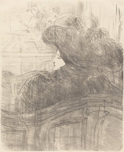 Cleo de Merode av Henri de Toulouse-Lautrec