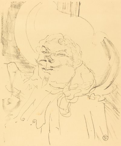 Coquelin den eldste (Coquelin aine) av Henri de Toulouse Lautrec